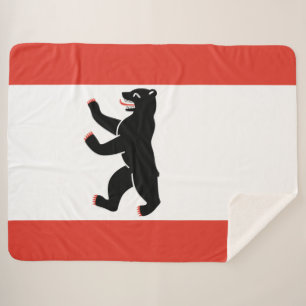 Flagge Berlins (deutsche Stadt) Sherpadecke