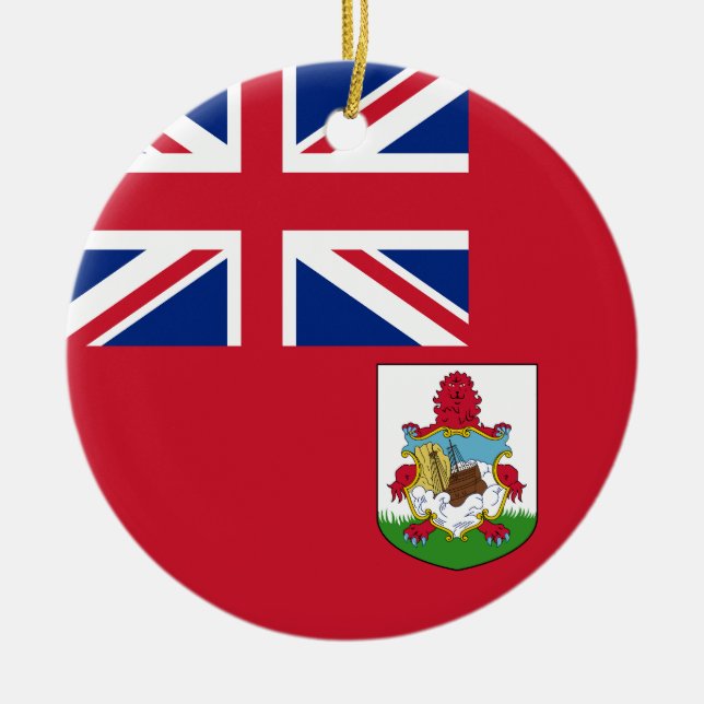 Flagge Bermudas Keramik Ornament (Vorne)