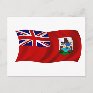 Flagge Bermudas Postkarte