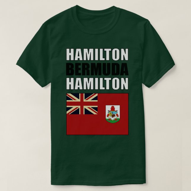 Flagge Bermudas T-Shirt (Design vorne)