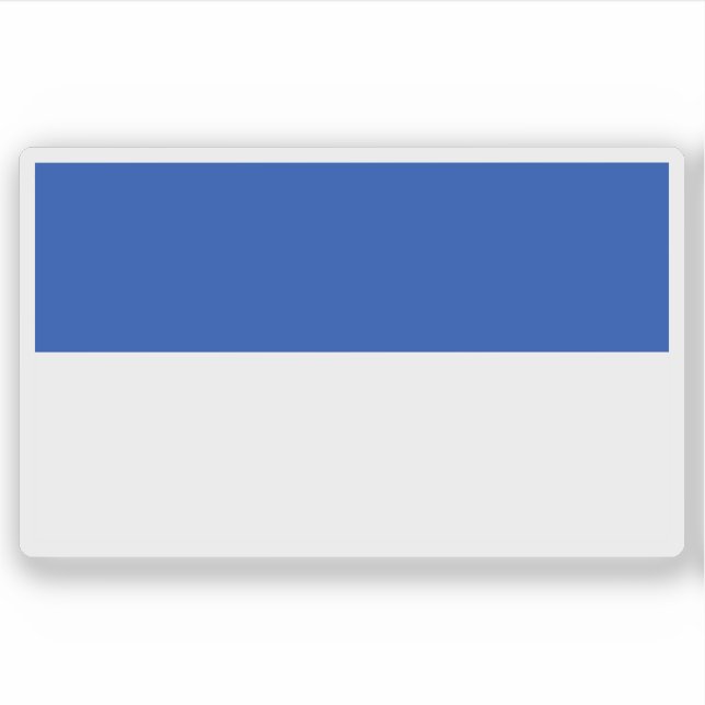 Flagge Bochums, Deutschland Aufkleber (Vorderseite)