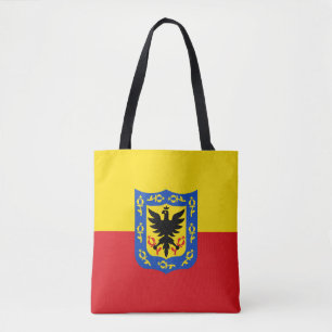 Flagge Bogota, Kolumbien Tote Tag Tasche