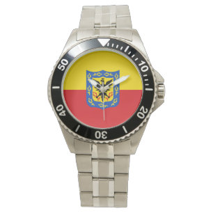 Flagge Bogotas, Kolumbien Watch Armbanduhr