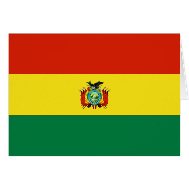 Flagge Boliviens (Vorderseite (Horizontal))