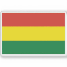 Flagge Boliviens Aufkleber