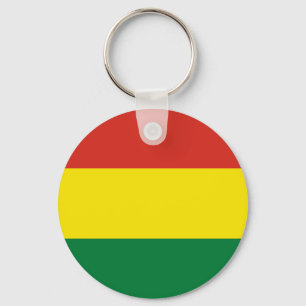 Flagge Boliviens (Bolivien) Schlüsselanhänger