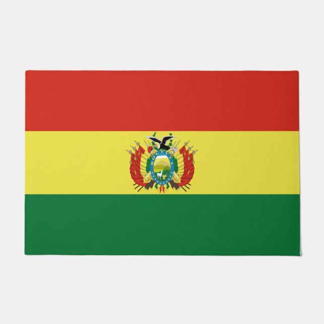 Flagge Boliviens Fußmatte (Vorderseite)