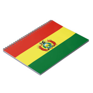 Flagge Boliviens Notizblock