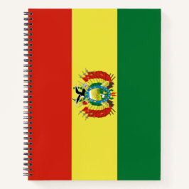 Flagge Boliviens Notizbuch