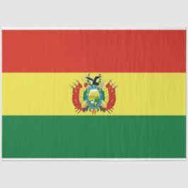 Flagge Boliviens Seidenpapier