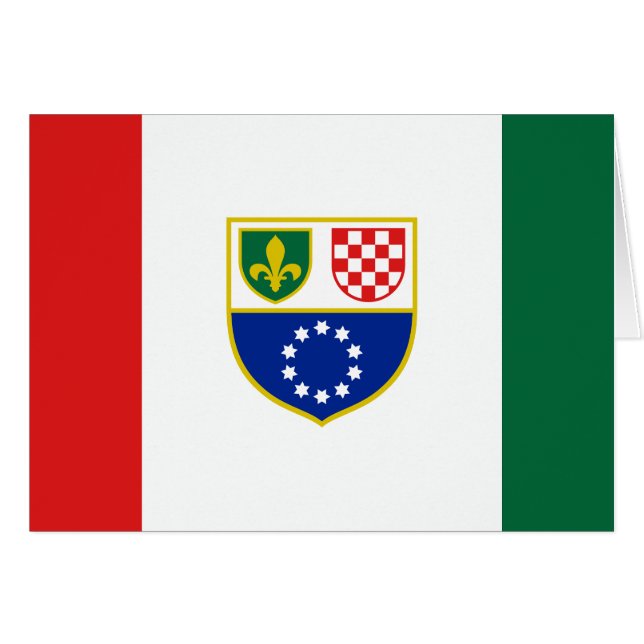 Flagge Bosnien und Herzegowina (Vorderseite (Horizontal))