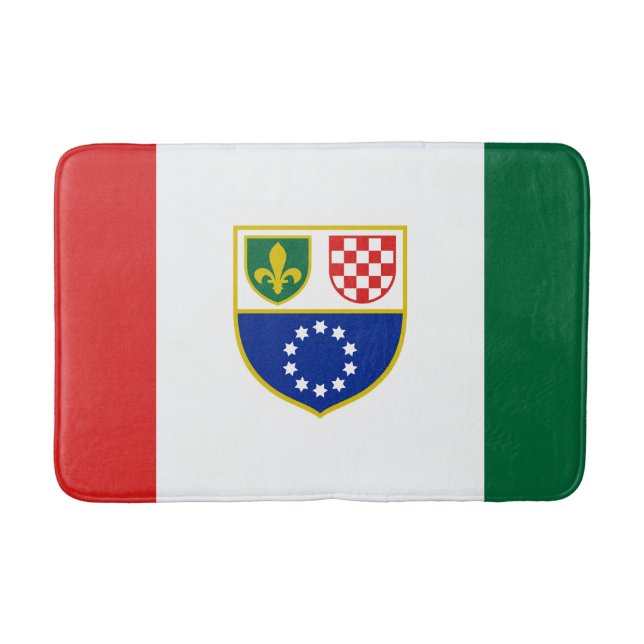 Flagge Bosnien und Herzegowina Badematte (Vorderseite)