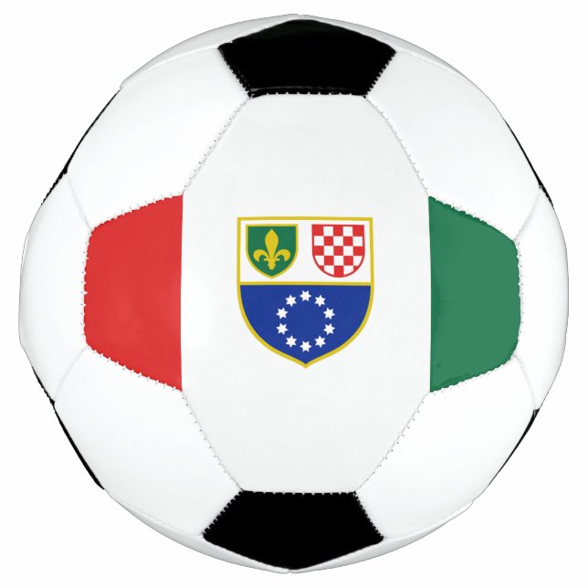 Flagge Bosnien und Herzegowina Fußball (Vorderseite)