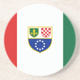 Flagge Bosnien und Herzegowina Getränkeuntersetzer