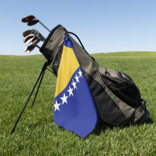 Flagge Bosnien und Herzegowina Golfhandtuch