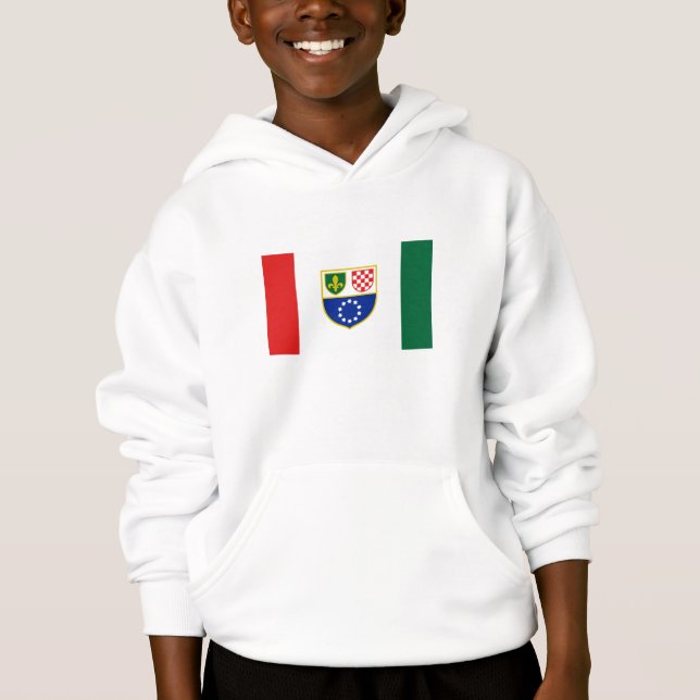 Flagge Bosnien und Herzegowina Hoodie (Vorderseite)