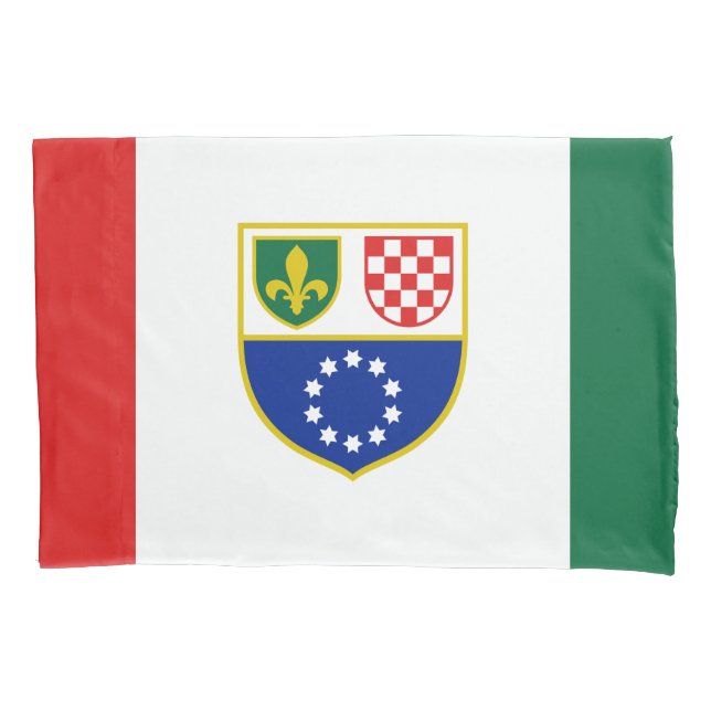Flagge Bosnien und Herzegowina Kissenbezug (Vorderseite)