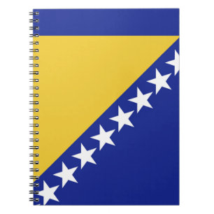 Flagge Bosnien und Herzegowina Notizblock