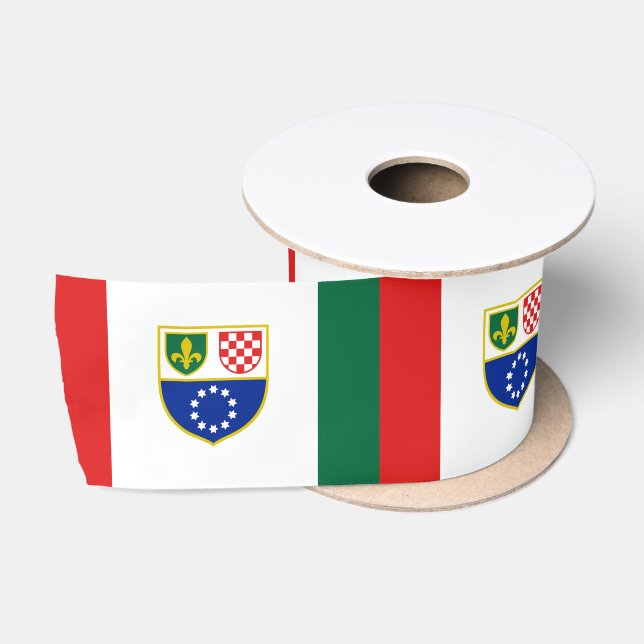 Flagge Bosnien und Herzegowina Satinband (Spule)