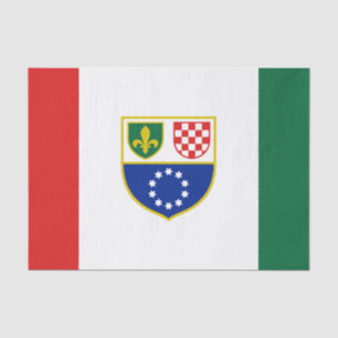 Flagge Bosnien und Herzegowina Seidenpapier
