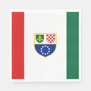 Flagge Bosnien und Herzegowina Serviette