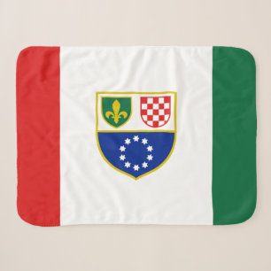 Flagge Bosnien und Herzegowina Sherpadecke