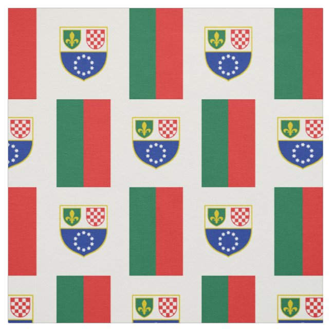 Flagge Bosnien und Herzegowina Stoff (Muster)