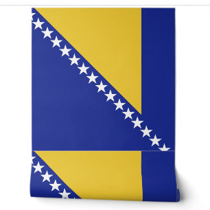 Flagge Bosnien und Herzegowina Tapete