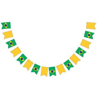 Flagge Brasilien-, Grüner und GelberParty-Fahne