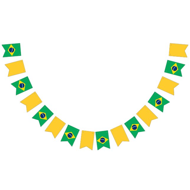 Flagge Brasilien-, Grüner und GelberParty-Fahne (Alle)