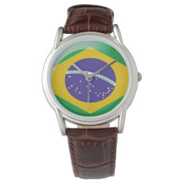Flagge Brasiliens Armbanduhr
