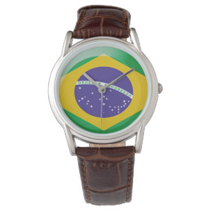 Flagge Brasiliens Armbanduhr