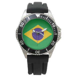 Flagge Brasiliens Armbanduhr