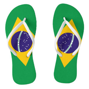 Flagge Brasiliens Bandeira do Brasil Flip Flops