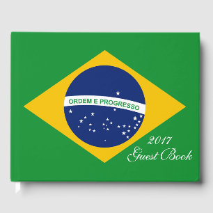Flagge Brasiliens Bandeira do Brasil Gästebuch