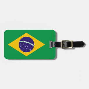 Flagge Brasiliens Bandeira do Brasil Gepäckanhänger