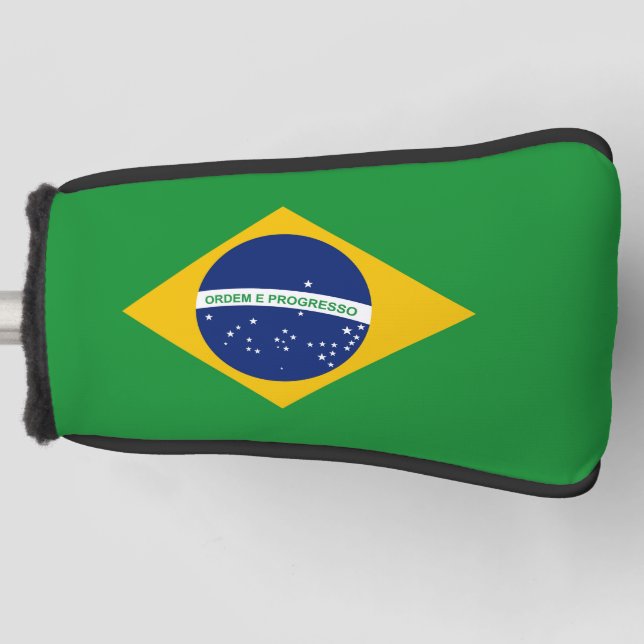 Flagge Brasiliens Bandeira do Brasil Golf Headcover (Vorderseite)