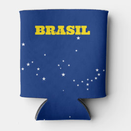 Flagge Brasiliens | Brasil Verde Amarelo Dosenkühler