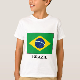 Flagge Brasiliens (Brasilien) T-Shirt