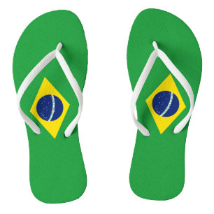 Flagge Brasiliens Flip Flops