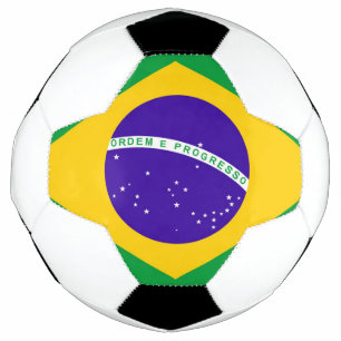 Flagge Brasiliens Fußball
