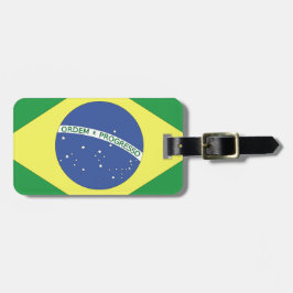 Flagge Brasiliens Gepäckanhänger