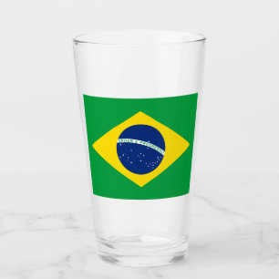 Flagge Brasiliens Glas