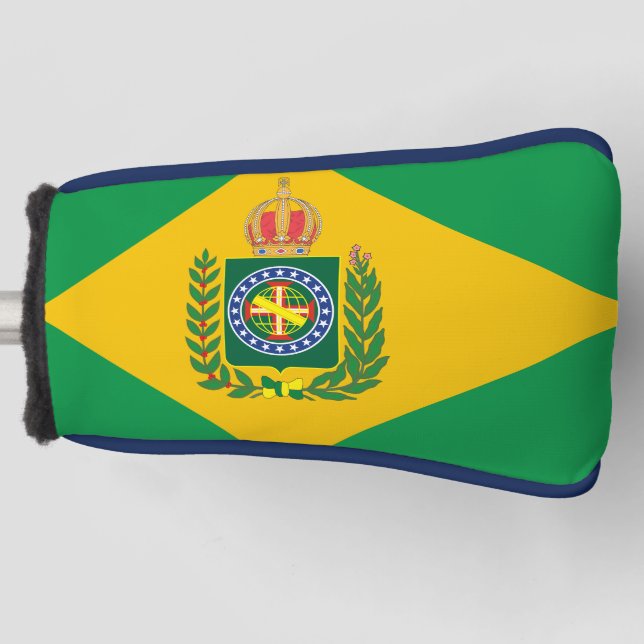 Flagge Brasiliens Golf Headcover (Vorderseite)