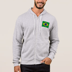 Flagge Brasiliens Hoodie