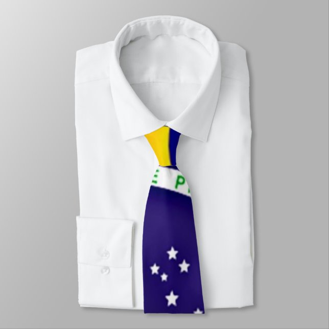 Flagge Brasiliens Krawatte (Gebunden)