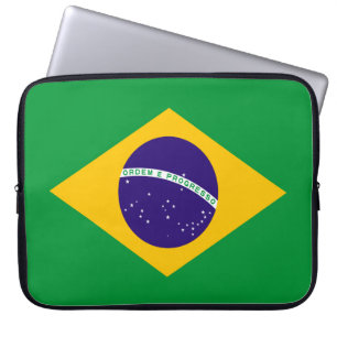 Flagge Brasiliens Laptopschutzhülle