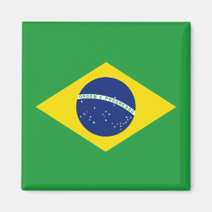 Flagge Brasiliens Magnet