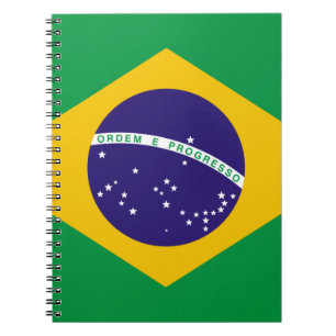 Flagge Brasiliens Notizblock