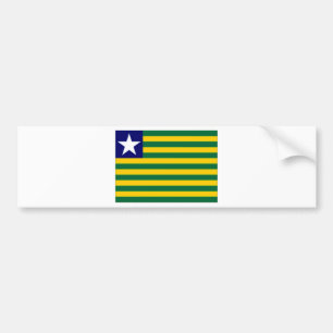 Flagge Brasiliens Piauiacute Autoaufkleber
